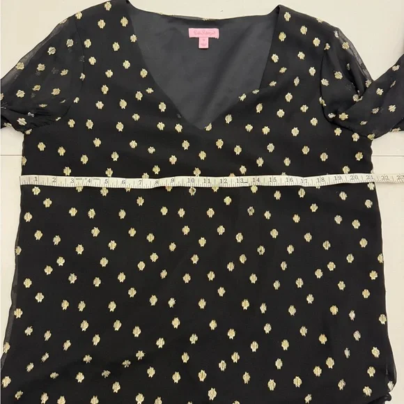 Lilly Pulitzer Caroline silk tunic dress size 12 - Picture 9 of 15